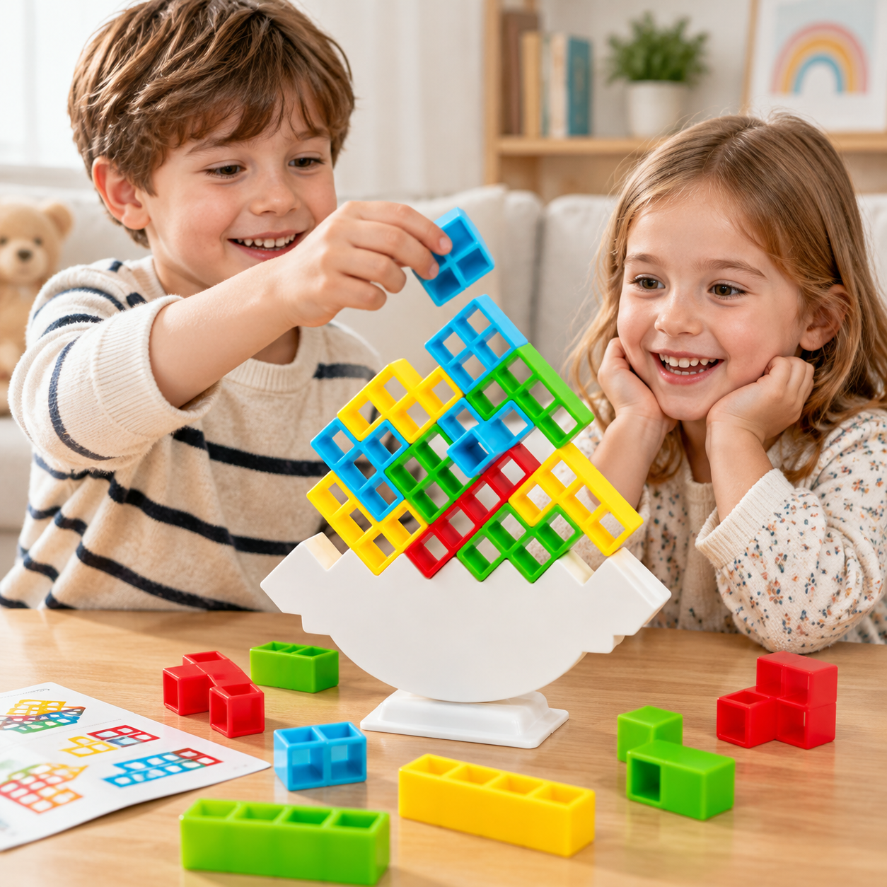 Stacking Balance Blocks Toy for Kids