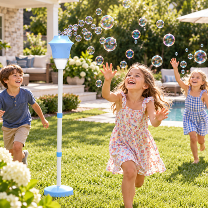Bubble Torch Light Toy for Kids Outdoor Party Fun