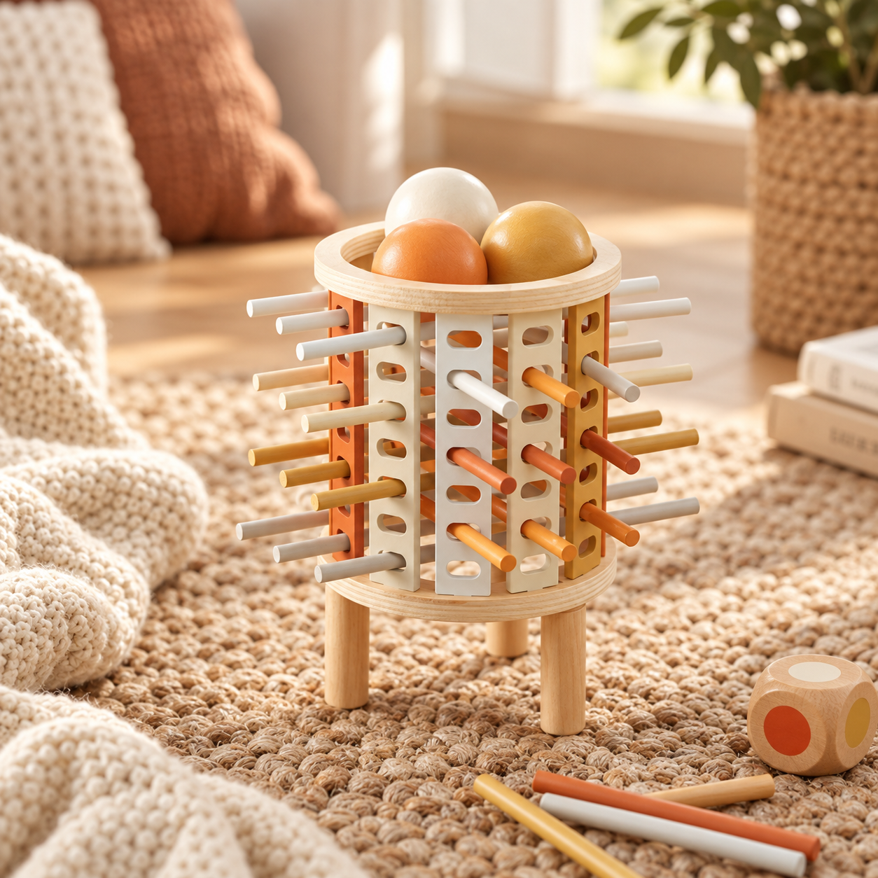 Wooden Stick Balance Game for Family and Kids