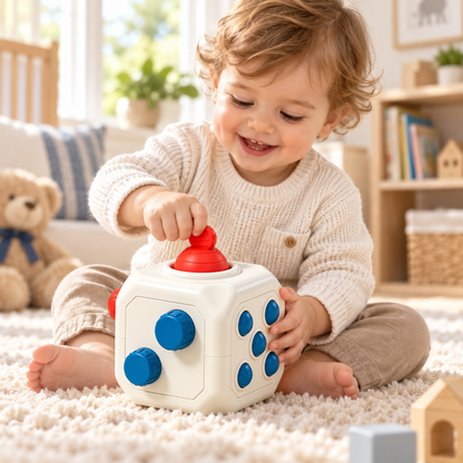 6-Sided Activity Dice Toy for Babies and Toddlers