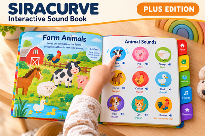 500 Words Interactive Sound Book for Kids  PLUS -Little Hands. Big Discoveries.