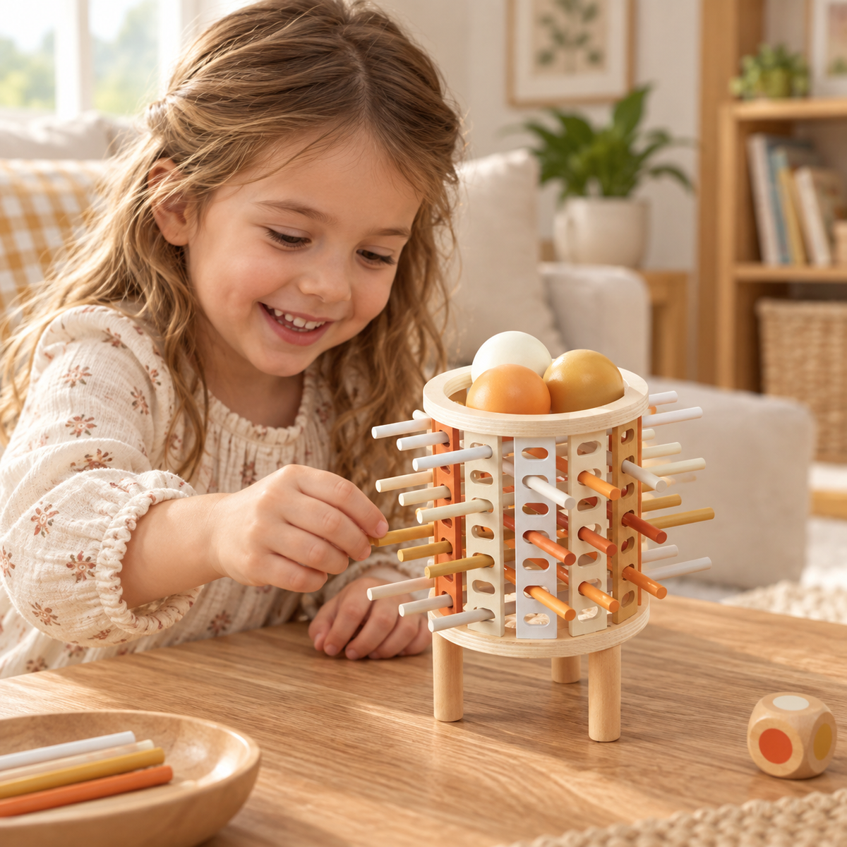 Wooden Stick Balance Game for Family and Kids