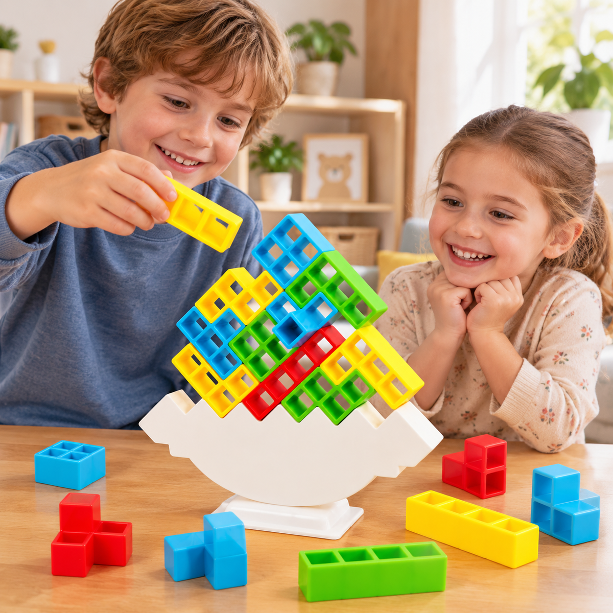 Stacking Balance Blocks Toy for Kids